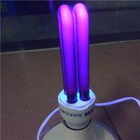 โคมไฟควอตซ์ E27 Ac 220V 20W 40W 3u แสง Uv สีดำแมลงกับดักหลอดฟลูออเรสเซนต์ประหยัดพลังงาน