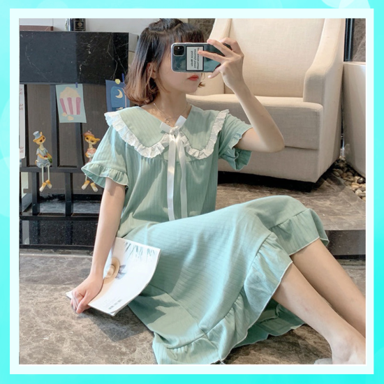 Bộ váy ngủ siêu mỏng Suzle style tiểu thư - Baza.vn