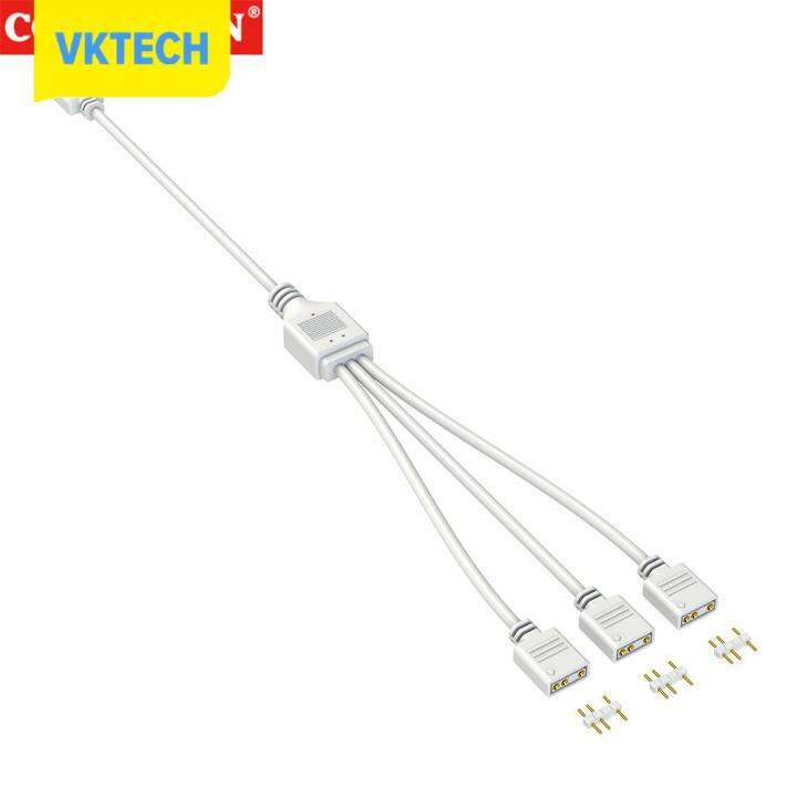 vktech-ตัวแยก-arbb-ขั้วต่อ3pin-5v-มาเธอร์บอร์ด1ถึง2-3-4การซิงโครไนซ์สายพ่วง30ซม-ทนแรงดึงสำหรับแชสซีคอมพิวเตอร์