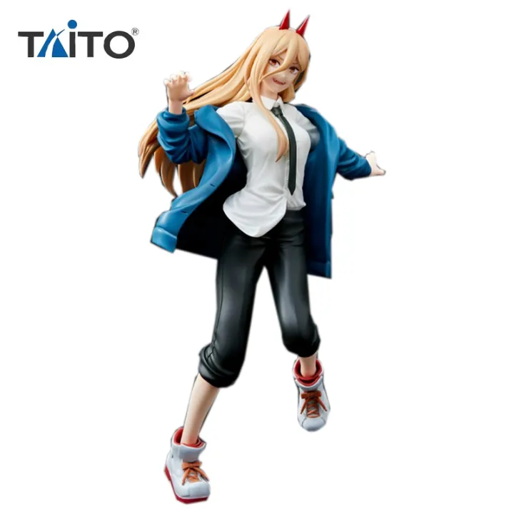 Original TAITO Chainsaw Man Power 18CM PVC Anime Figure Action Figures PVC  Collectible Model Toys Free Shipping. | Lazada PH