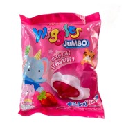 Kẹo Wiggle Marshmallow Phủ Dâu Và Nhân Mứt Dâu Thái Lan Gói 108g