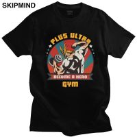 Plus Ultra Gym T Shirt For Men Soft Cotton Urban T-shirt Funny Short Sleeved My Hero Academia Tee Anime Manga Tshirt Clothing XS-6XL