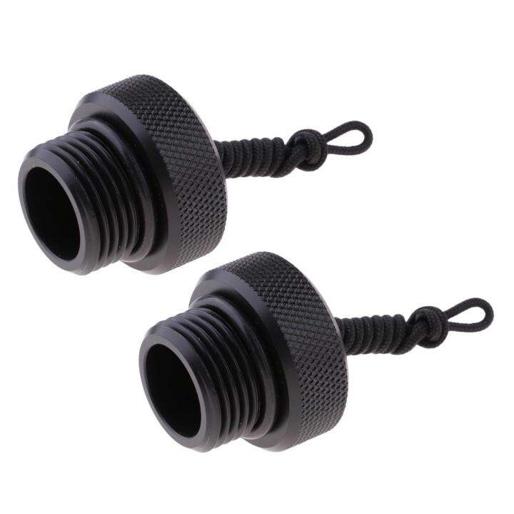 WDLight 2pcs Scuba Diving First 1st Stage DIN Regulator Tank Valve Cover Thread Cap Lazada