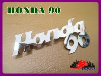 HONDA 90 LEGSHIELD EMBLEM "SILVER" (1 PC.) // โลโก้บังลม ซ้าย/ขวา  HONDA 90