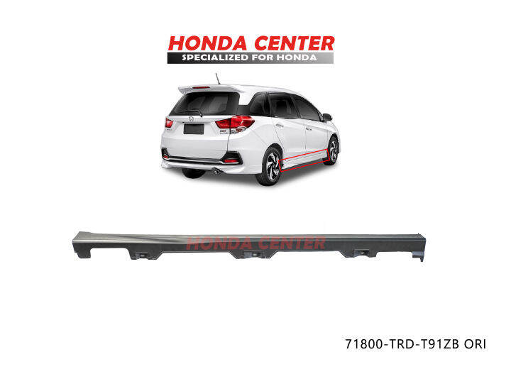 ORIGINAL HONDA,garnish side sill body kit honda mobilio RS 2014 2015