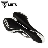 White LIETU Widen Road Mountain MTB Gel Comfort Saddle Bike Bicycle Cycling Seat Cushion Pad Cover Anti-Slip Waterproof Cushion