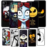 Disney The nightmare before christmas Case For Xiaomi Redmi Note 12 10 11 9 Pro Plus Speed 11S 11T 10S 9T 5G Black Phone Cover