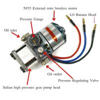 ปัมน้ำไฮดรอลิค สำหรับรถบังคับ Hydraulic Oil Pump For RC Excavator Assembly Oil Pump With Pressure Regulator 10Mpa