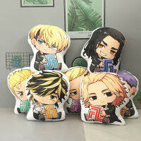 Tokyo Revbiz ของเล่นตุ๊กตาอนิเมะ Merch Mikey Draken หมอนของเล่นผ้าพลัฌ