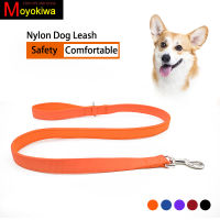 Solid Nylon Dog Leash Diving Cloth Safety Comfortable Quick Release Dog Rope For Small Medium Dogs Outdoor Dog Collar and Harnes