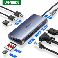 UGREEN Thunderbolt 3 Dock USB Type C เป็น HDMI HUB Adapter สำหรับ Samsung Dex Galaxy S10S9 USB-C Converter Thunderbolt HDMI