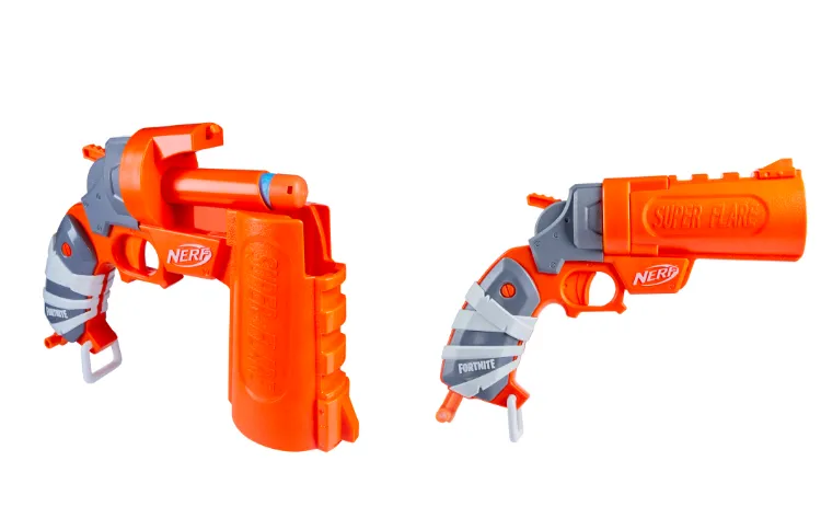 NERF Fortnite Flare Dart Blaster, Break-Open Loading, Includes 3