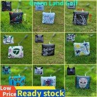 2023 NEW for卍 Taylormade Spider Series Golf Club Cover TLM Golf Putter Covers Magnet closure Waterproof Leather Golf Club Head Cover Embroidery Designs Golf Putter Club Headcover Golf Accessorie