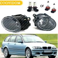 ไฟตัดหมอกกันชนรถยนต์ไฟตัดหมอกด้านหน้าสำหรับ BMW E46 3 Series 2001-2005 M3 1999-2002 E39 M5ไฟตัดหมอกพร้อมหลอดไฟฮาโลเจน