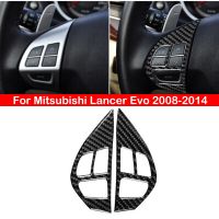 สติกเกอร์แต่งปุ่มกดพวงมาลัยรถรถยนต์สำหรับ Mitsubishi Lancer Evo 2008-2014 2009 2010สติกเกอร์ตกแต่งรถยนต์