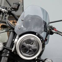 กระจกบังลมสำหรับ Triumph Bonneville Scrambler 1200 Xe/xc/be 2019 2020 2021 2022กระจกรถจักรยานยนต์หน้าจอที่เบนทางลม