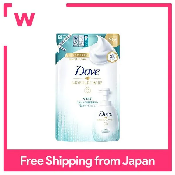 Dove Moisturizing Whip Mild Foam Body Wash Refill Body Soap Refill