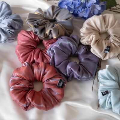 teller of tales - scrunchies มัดผมผ้า korean silk