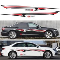 Personality Car Body Waist Line Both Sides Sport Stickers For Decoration Decals Film For Universal Car Auto Products Automobile