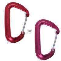 ภูมิปัญญาการเดินทางการบินอลูมิเนียม12KN Carabiner Dรูปเปลญวนความปลอดภัยสมดุลหัวเข็มขัด