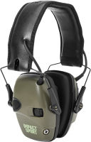 Howard Leight by Honeywell Impact Sport Sound Amplification Electronic Shooting Earmuff, Green