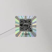 ♙☼▪ 25x25mm 1000 adet holografik QR kod etiket void sabotaj belirgin otantik lazer güvenlik etiketi benzersiz numarası özelleştirilmiş