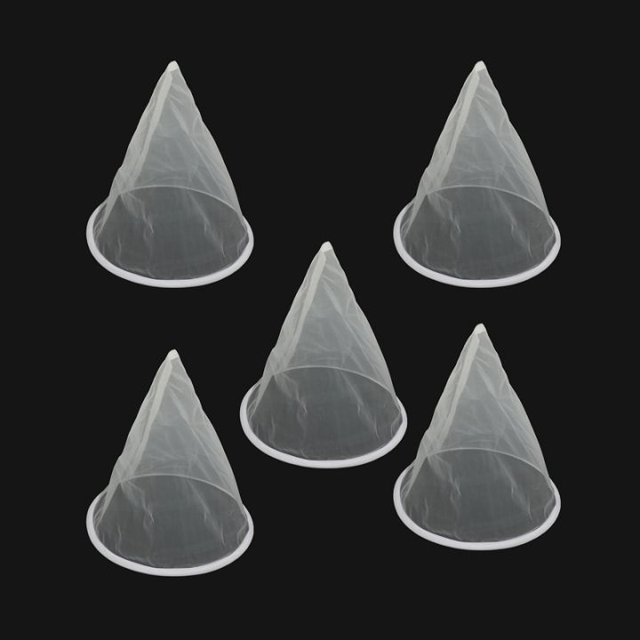 5pcs-beekeeping-equipment-bee-honey-filter-nylon-cone-shape-honey-screener-bee-hive-bee-honey-tools