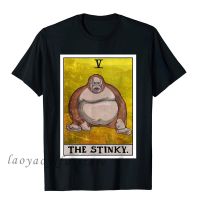 Kawaii Th Stinky Meme Tarot Card Uh Oh Stinky Monkey Tshirt Funny Graphic Tshirts T Shirt Men Gildan Spot 100% Cotton