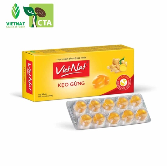 Kẹo gừng vietnat hộp 30 viên - ảnh sản phẩm 1