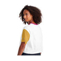 CHAMPION WOMEN - US เสื้อยืดแขนสั้นผู้หญิง-ไซส์ยุโรป CROPPED GRAPHIC TEE  W5950B 586160-ATEG