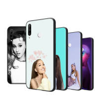 Ariana Grande AG อ่อนนุ่ม เคสโทรศัพท์ หรับ Samsung A01 A50S A31 M31 M21 A51 A10S A30S A11 A20 A50 A21S A21 M30 A71 A20S A70 M30S A30 A10 M51 Black ปก