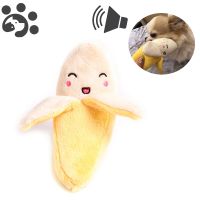 【A Smart and Cute】 Juguetes Chirriantes Para Perros Y Gatos Juguete Interactivo De Felpa Con Bola Púas Cachorros Fruta Chirriante Pequeños Productos Mascotas TY0061