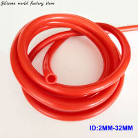 Silicone World 1M ท่อยางซิลิโคนสีแดง ท่อซิลิโคน ท่อน้ำหล่อเย็น Universal ID 2MM to 32MM หลายขนาด อะไหล่รถยนต์-harjea4397887