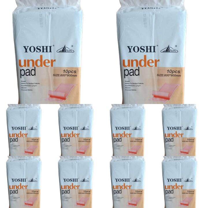 Underpads Yoshi Disposable 10Packs (10Pcs/Pack) Lazada PH