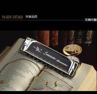 10รู20โน๊ตหงส์บลูส์ Mundharmonika Diatonic C Key Harmonica สำหรับ Blues Rock พื้นบ้านประเทศแจ๊สสไตล์หีบเพลงปาก Gaita