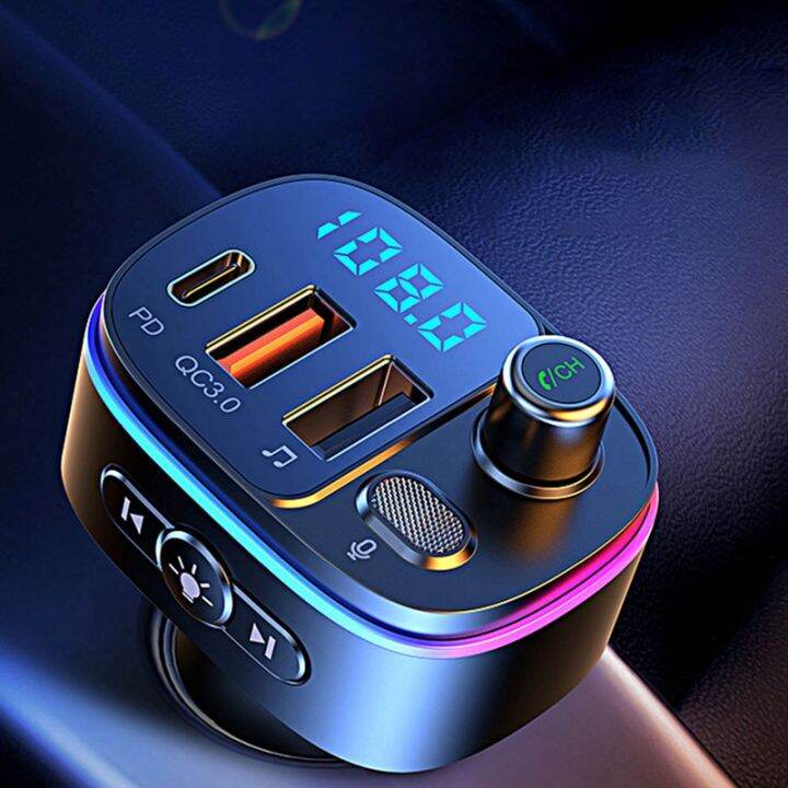 new-car-bluetooth-mp3-player-lossless-bluetooth-call-multifunctional-car-player-car-charger-3-0-fast-charging-universal