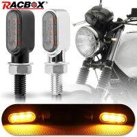 Motorcycle 8mm Mini Turn Signal Light 3LED Smoke Cover Signal Light Flash Light for CAFE RACER BOBBBER SPORTSTER 883 1200