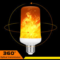 【▼Hot Sales▼】 dongdangx59 หลอดไฟตกแต่งหลอดไฟ Led แบบกระพริบเป็นเปลวไฟจำลองอุปกรณ์โคมมีเปลวไฟงานปาร์ตี้
