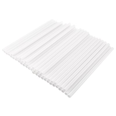 50 Pieces Plastic White Cake Dowel Rods for Tiered Cake Construction and Stacking