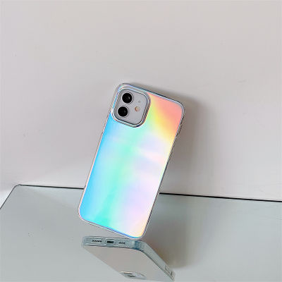 For Color mirror Apple 12 mobile phone case IMD hard shell for 11ProMax anti-drop acrylic