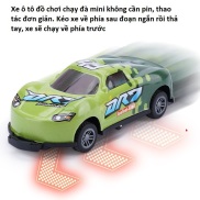 Xe ô tô đồ chơi bật nhảy 360 chạy đà không cần pin bằng hợp kim chắc chắn