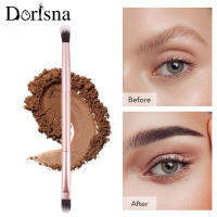 Dorisna แปรงแต่งหน้าสองหัวอายแชโดว์และจมูก Silhouette Brush Beauty Make Up Brush