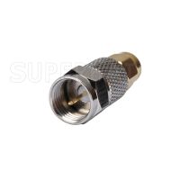 Superbat 5pcs SMA-F Adapter SMA Male to F Plug Straight RF Coaxial Connector Electrical Connectors