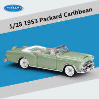 WELLY 1:28 1953 Packard แคริบเบียนล้อแม็กรถยนต์รุ่น D Iecast โลหะยานพาหนะคลาสสิกรุ่นจำลองคอลเลกชันเด็กของเล่นของขวัญ