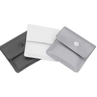 Pocket Ashtray Bags Gray PVC Fireproof - Odorless Compact Portable Simple and Clean Design