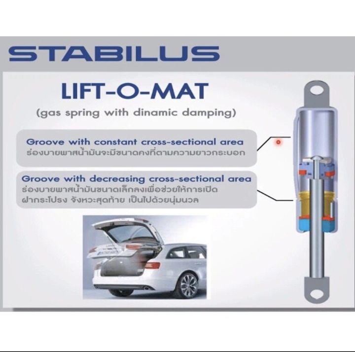 โช๊คค้ำฝากระโปรงท้าย-ford-fiesta-โช๊คค้ำฝากระโปรงหลัง-ยี่ห้อ-stabilus-จำนวน-1-ข้าง