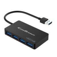 KawBrown 4พอร์ต USB 3.0 Hub USB 3.0ถึง USB 3.0จอแสดงผล LED Plug And Play สำหรับแล็ปท็อปพีซีอุปกรณ์คอมพิวเตอร์