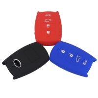 ▤☾☼ jingyuqin 4 Buttons Remote Silicone Car Key Case Shell For Hyundai Santa Fe Elantra For Kia Forte Soul Car Accessories