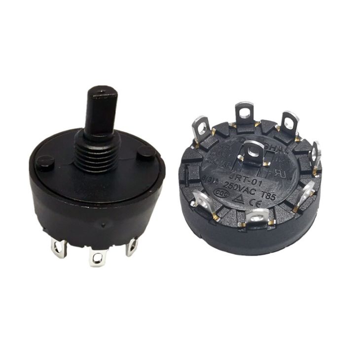 2pcs-29mm-8a-125vac-1-pole-7-gear-switch-15mm-big-current-band-rotation-switch-fruit-juice-machine-electric-switch