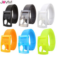 Jovivi 1pc Uni Rubber Golf Pants Belts for Men Adjustable Cut-to-fit Waterproof Plastic Prevent Allergy Belt Fashionable Belt